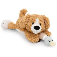 NICI Kuscheltier Hund braun - Ente 30cm liegend GREEN
