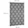 Relaxdays Duschrollo 100 x 240 cm grau