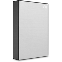 Seagate One Touch mit Passwort Festplatte, 4 TB HDD, 2,5 Zoll, extern, Silber