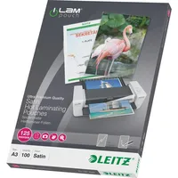 Leitz Leitz, Laminierfolie, iLAM Heisslaminierfolien matt A3 (A3, 100