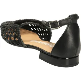 Gioseppo Leskovic Ballerinas aus Leder, Blau, mit Schnürung für Damen, Schwarz, 41 EU