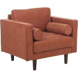 Sessel NURMO Stoff Goldbraun