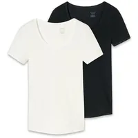 SCHIESSER Damen T-Shirt 2er Pack - Rundhals, Unterhemd, Personal