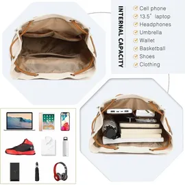 luxuskollektion Miss Lulu Damen Kunstleder Rucksack Elegant