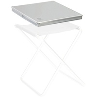 Bo-Camp Alu Tisch Platte Klapp Hocker Tablett Falt Angler Sitz Auflage Camping