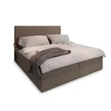 masseno Boxbett mit Bettkasten ¦ braun ¦ Maße cm B: 180 H: 98