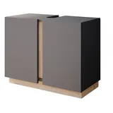 Vicco Waschbeckenunterschrank Gloria 70.4 x 55.5 cm mit 2 Türen