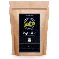 Zimt Ceylon Pulver Bio 250g - 100 Bio-Qualität - Zimtpulver - vegan - ohne Zu...