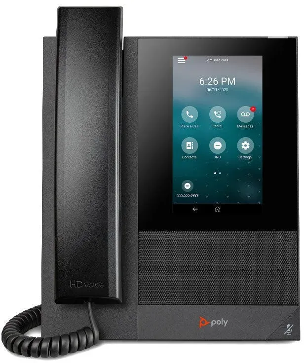 Poly CCX 500 IP-Telefon Schwarz LCD 2200-49710-025