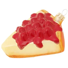 Krebs Glas Lauscha Käsekuchen Weihnachtsornament 1-tlg. 9cm