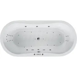 Ovaler Whirlpool Sanibay Murnau, 180x80cm, mit Whirlpoolsystem COMFORT