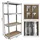 Baumarktplus Schwerlastregal 160x80x40 cm 2er Set Lagerregal Kellerregal Metallregal Garagenregal