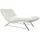 W.Schillig Relaxliege daily dreams Leder 75 x 91 x 170 cm Weiß mit Kissen