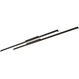 rl live your light LED-Deckenleuchte - 110 x 8,5 cm - 2-flammig - Schwarz - Metall