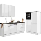 OPTIFIT Küchenzeile »Cara«, mit Vollauszügen und Soft-Close-Funktion, Breite 320 cm weiß