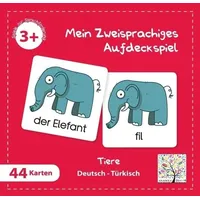 Schulbuchverlag Anadolu Mein Zweisprachiges Aufdeckspiel, Tiere, Türkisch (Kinderspiel)