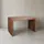 KADIMA DESIGN Schreibtisch TEKO: Massivholz Sheesham, Stauraum, abgerundete Ecken, stabil. Braun, 120x60x76 cm