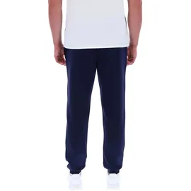 Reebok Jogginghose REEBOK "ANDRE SMALL LOGO CUFFED PANT", Herren, Gr. M, N-Gr, vector navy, Obermaterial: 60% Baumwolle, 40% Polyester, Hosen Jogginghose, sportlicher Stil, für Sport und Freizeit, für Erwachsene