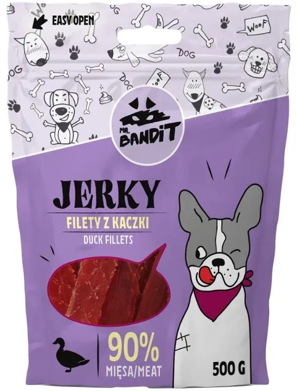 MR. BANDIT Jerky Entenfilets für Hunde 500 g