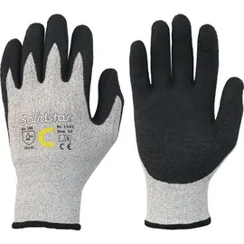 Leipold Schnittschutzhandschuhe Solidstar 1443 Gr.9 grau/schwarz EN 388 PSA II 12 PA