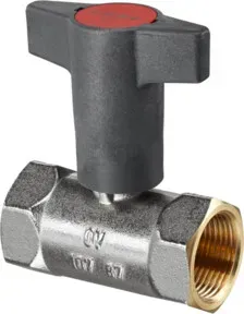 Oventrop Hochtemperatur-Kugelhahn Optibal DN 25, Rp 1, PN 16, beids. IG, MS vern.