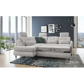 Lounge Collection Eckcouch Mikrofaser 2-Sitzer Grau