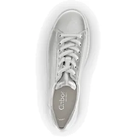 Gabor Damen Schnürschuh in silber 38