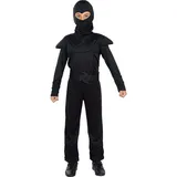 Funidelia | Ninja Kostüm schwarz für Jungen Ninja, Japan - Kostüm für Kinder & Verkleidung für Partys, Karneval & Halloween - Größe 3-4 Jahre - Schwarz