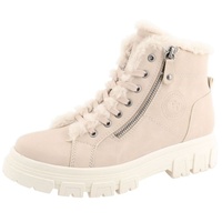 TOM TAILOR Damenschuhe Stiefel Schnürer Beige Freizeit, Schuhgröße:37 EU