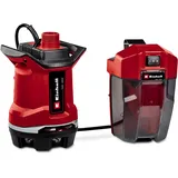 Einhell Akku-Schmutzwasserpumpe GE-DP 18/25 Li Solo 7.500 l/h