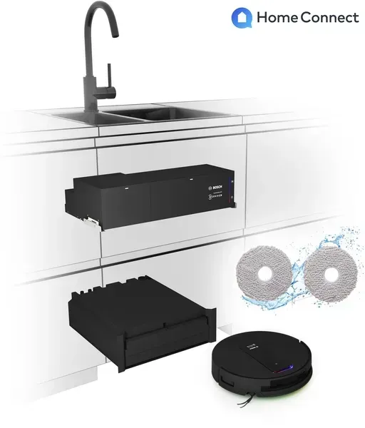 Bosch BCRI3BX1 Einbau-Saugroboter mit Wischfunktion