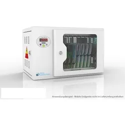 GC Tablet-Ladestaion fuer bis zu 10 Geraete, UV-Desinfektion, Smart Control, grau