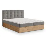 masseno Molven 160 x 200 cm Grau