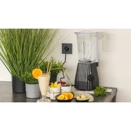 Alessi Plissé Standmixer schwarz