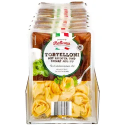 Mondo Italiano Tortelloni Ricotta & Spinaci 250 g, 12er Pack