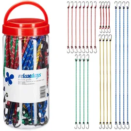 Relaxdays Spanngurt 24er Set 5 Größen