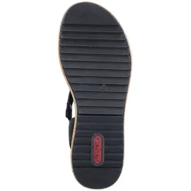 Rieker Freizeitsandalen Herren Schwarz 42