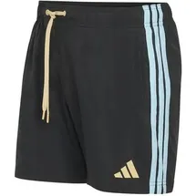 adidas 3-Streifen Badeshorts Schwarz M