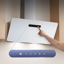 Ciarra VM9736KW Kopffreihaube 90 cm Weiß