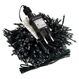 Mojawo System-Lichterkette LED 11 m Dunkelgrün Warmweiß