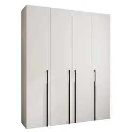 abiks möbel Drehtürenschrank COMO 200 x 245,5 x 40 cm Weiß