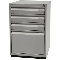 BISLEY Schubladenschrank Serie F abschließbar in silber Bürocontainer Schreibtischcontainer Akten Standcontainer