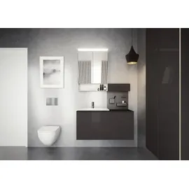 Geberit Acanto 44,9x38,8x7,5cm, schwarz/schwarz matt