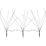 Star Trading Led Bäumchen Reedy M 3er Set 60cm à 60 Led warm