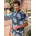 Poloshirt Modisches Poloshirt sommerlich gemustert XXL 60
