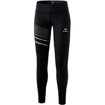 Erima Damen Race Line 2.0 lange Laufhose, schwarz, 44