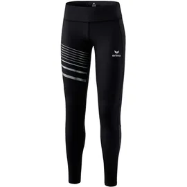 Erima Damen Race Line 2.0 lange Laufhose, schwarz, 44