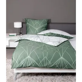 JANINE J.D. 87054 salbeigrün/jade 200 x 220 cm + 2 x 80 x 80 cm