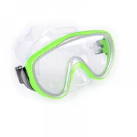 Fivejoy Taucherbrille Erwachsene Tauchmaske, Schnorchelbrille, Anti-Leck Taucherbrille grün