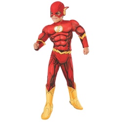 Rubie ́s Kostüm DC Flash, Dieser Muskelanzug flasht total! rot 140